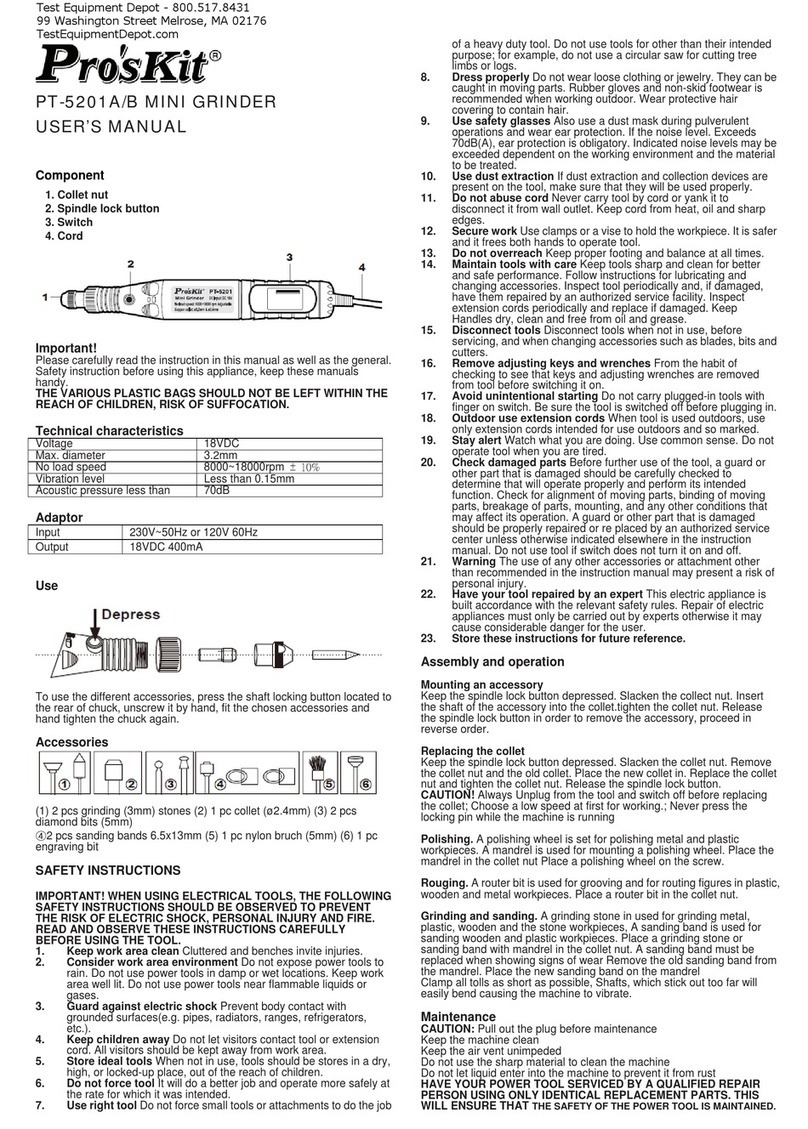 Pro's Kit PT-5201A user manual