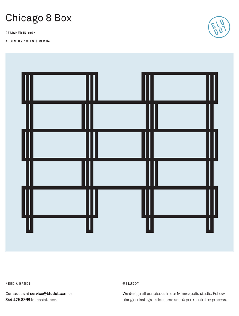 BluDot Chicago 8 Box Quick start guide