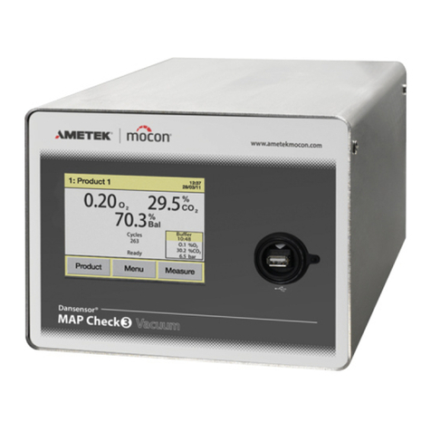 Mocon AMETEK Dansensor MAP Check 3 Vacuum User manual