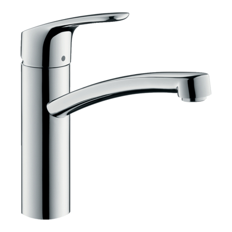 Hans Grohe Focus M41 160 1jet 31806 Series Manual Hans Grohe Focus M41 160 1jet 31806 Series Manual
