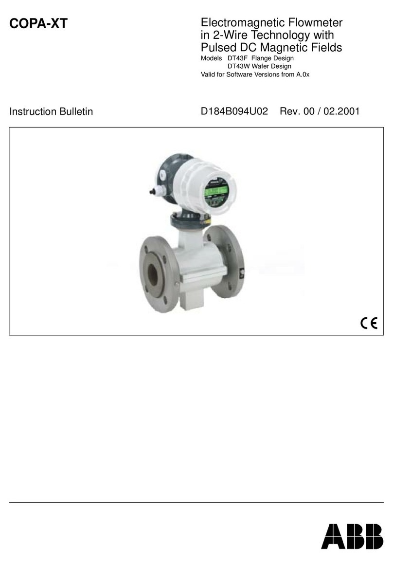 ABB COPA-XT DT43F Instruction bulletin