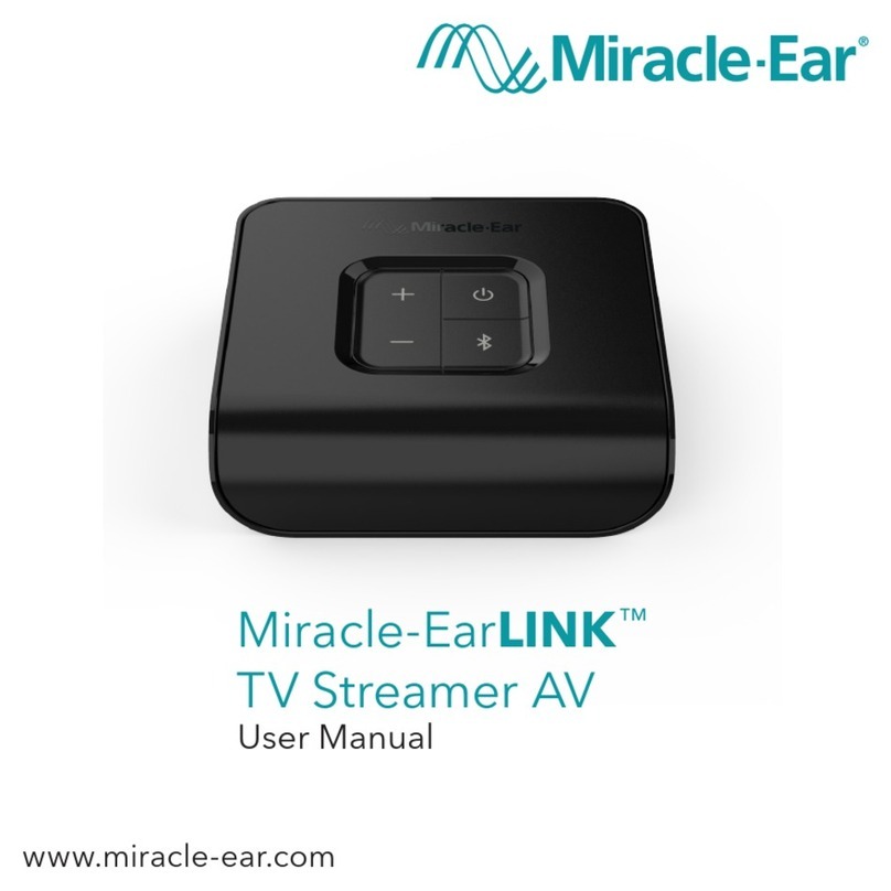 Miracle-Ear EarLINK TV Streamer AV user manual