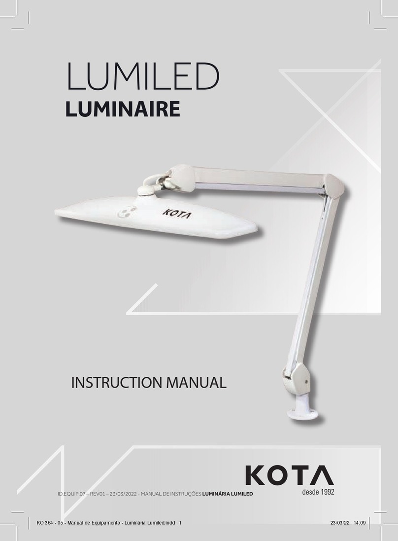KOTA LUMILED instruction manual