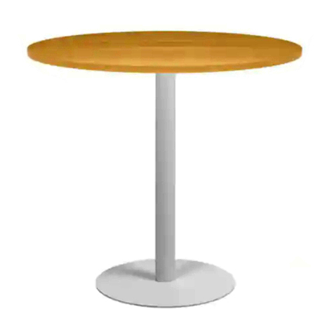 Jason.L Sapphire Disc Round Base Table User manual Jason.L Sapphire Disc Round Base Table User manual