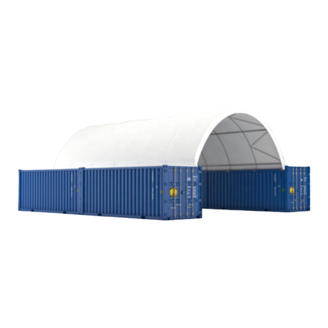 Storage Canopy 26x40x10 Container Shelter Single truss User manual Storage Canopy 26x40x10 Container Shelter Single truss User manual