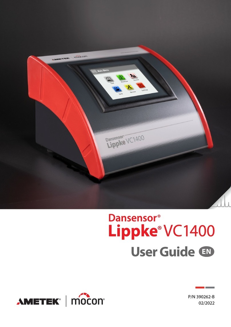 Mocon AMETEK Dansensor Lippke VC1400 user guide