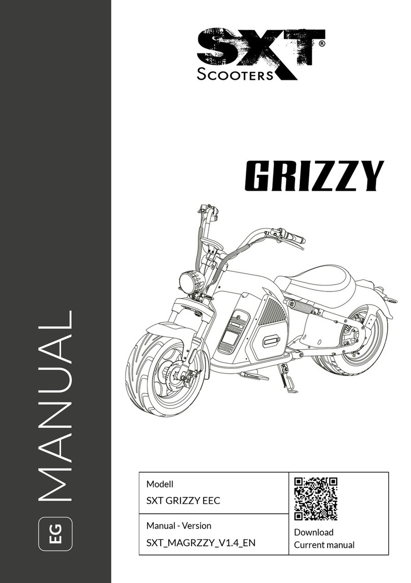 SXT Scooters GRIZZY EEC User manual SXT Scooters GRIZZY EEC User manual