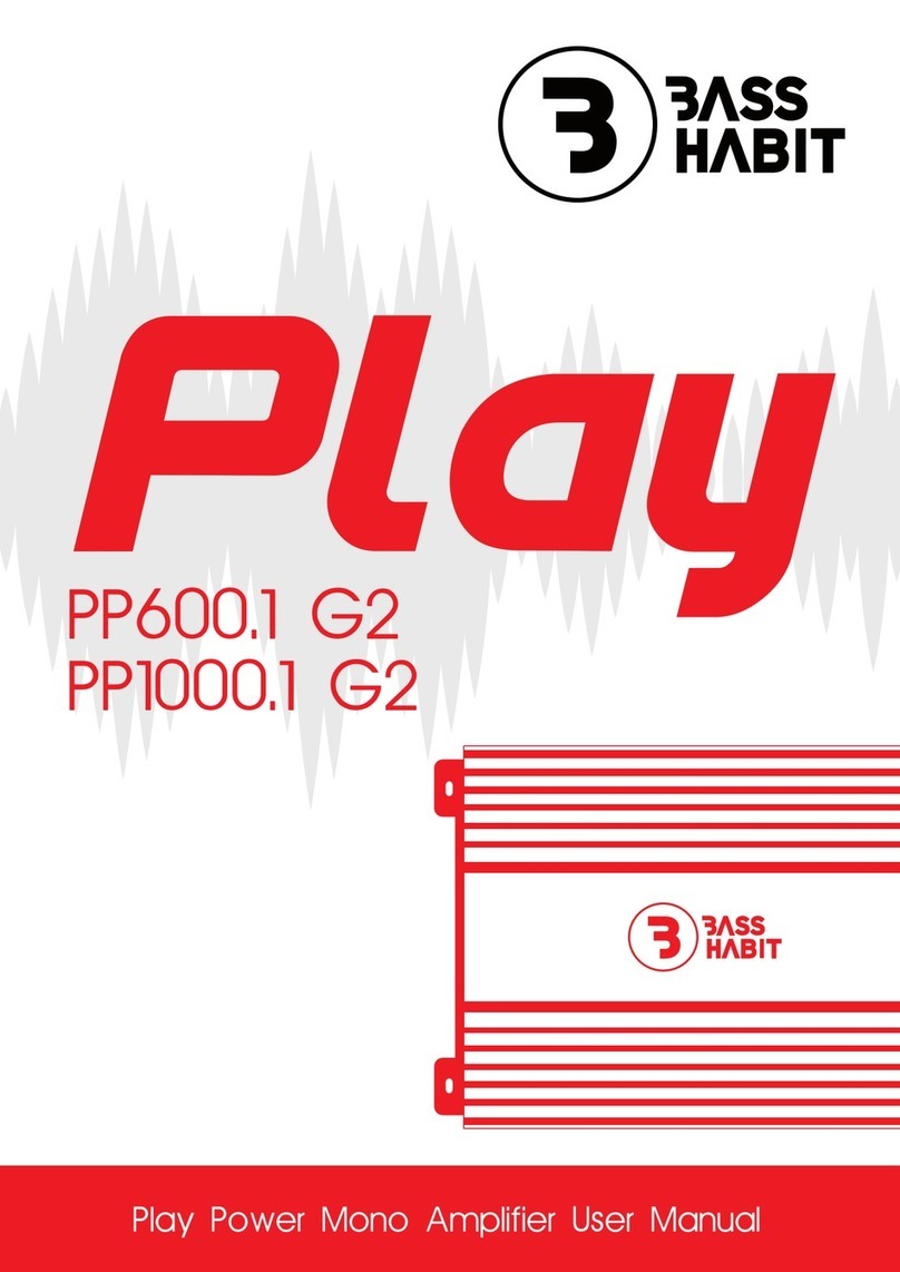 Bass Habit Play PP600.1 G2 user manual