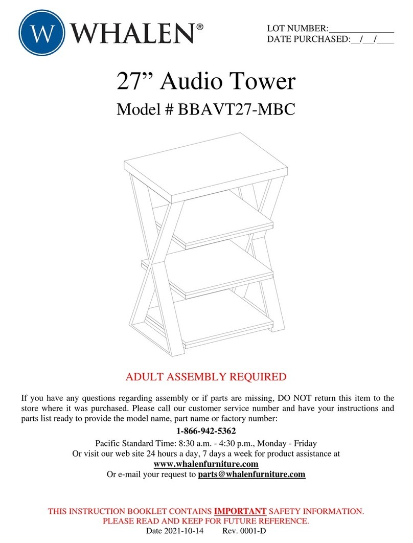 Whalen BBAVT27-MBC manual