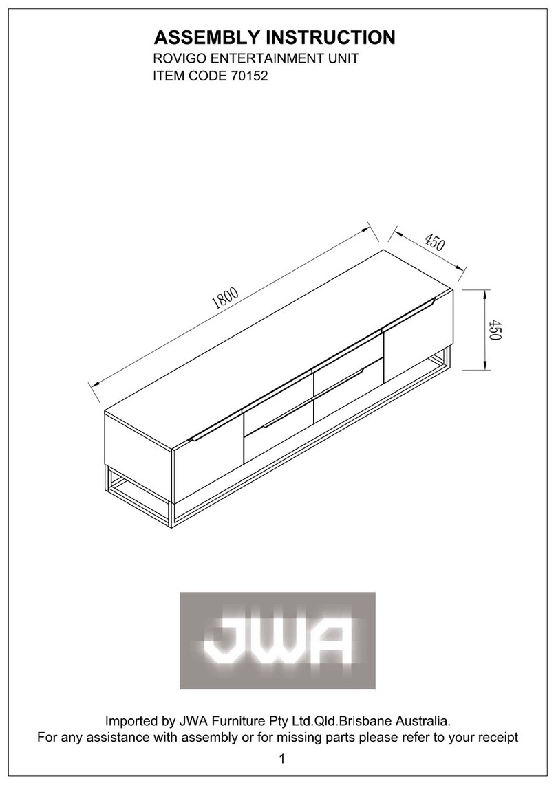 JWA ROVIGO 70152 Assembly instruction JWA ROVIGO 70152 Assembly instruction