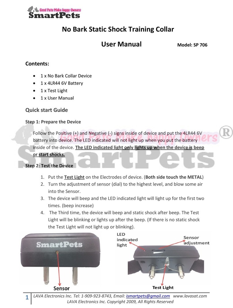 SmartPets SP 706 user manual