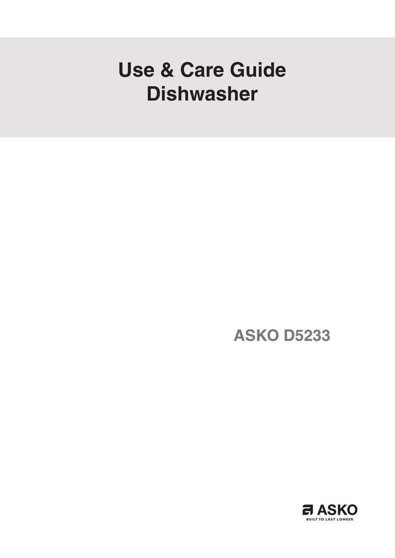 Asko D5233 User manual