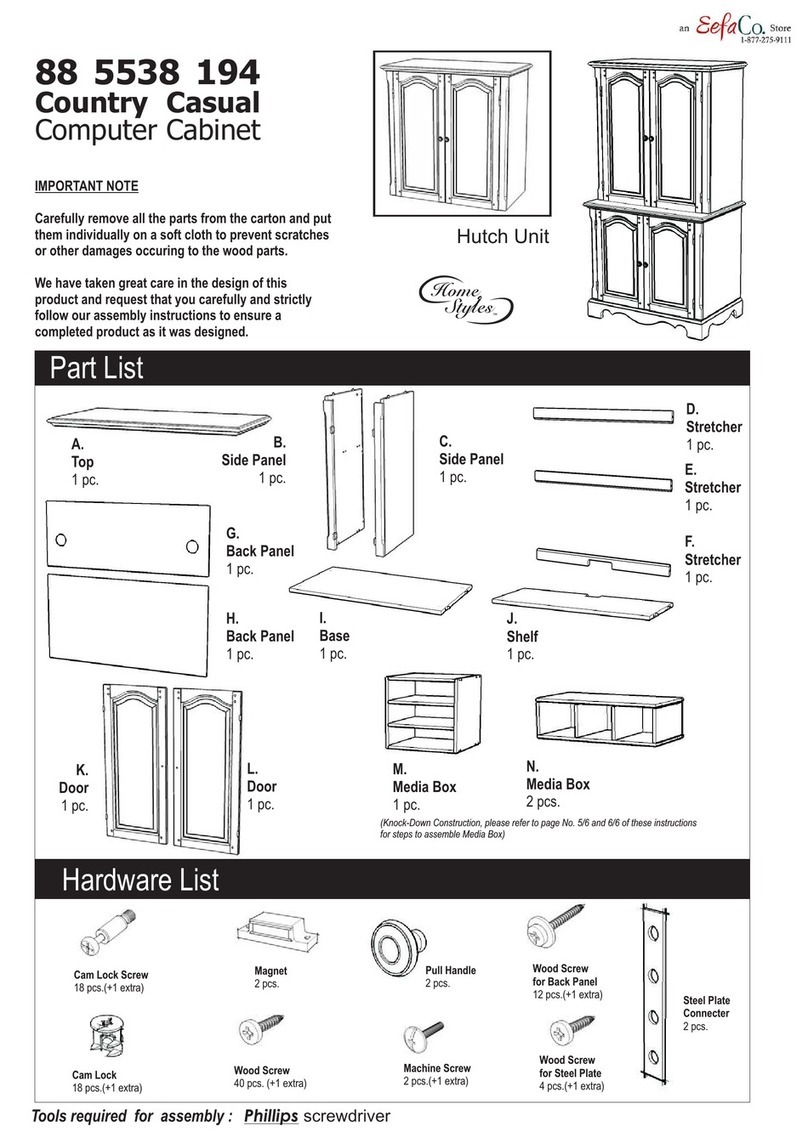 Home Styles Country Casual 88 5538 194 User manual