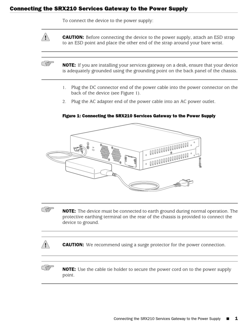 Juniper SRX 210 User manual