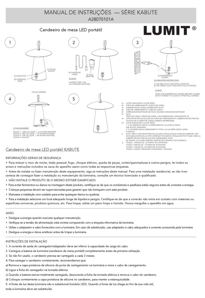 LUMIT A28070101A instruction manual