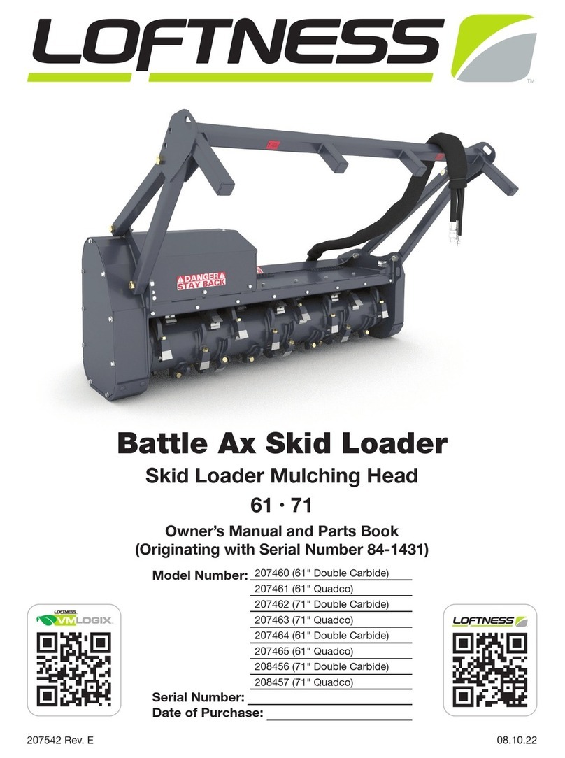 LOFTNESS Battle Ax 207460 User manual LOFTNESS Battle Ax 207460 User manual