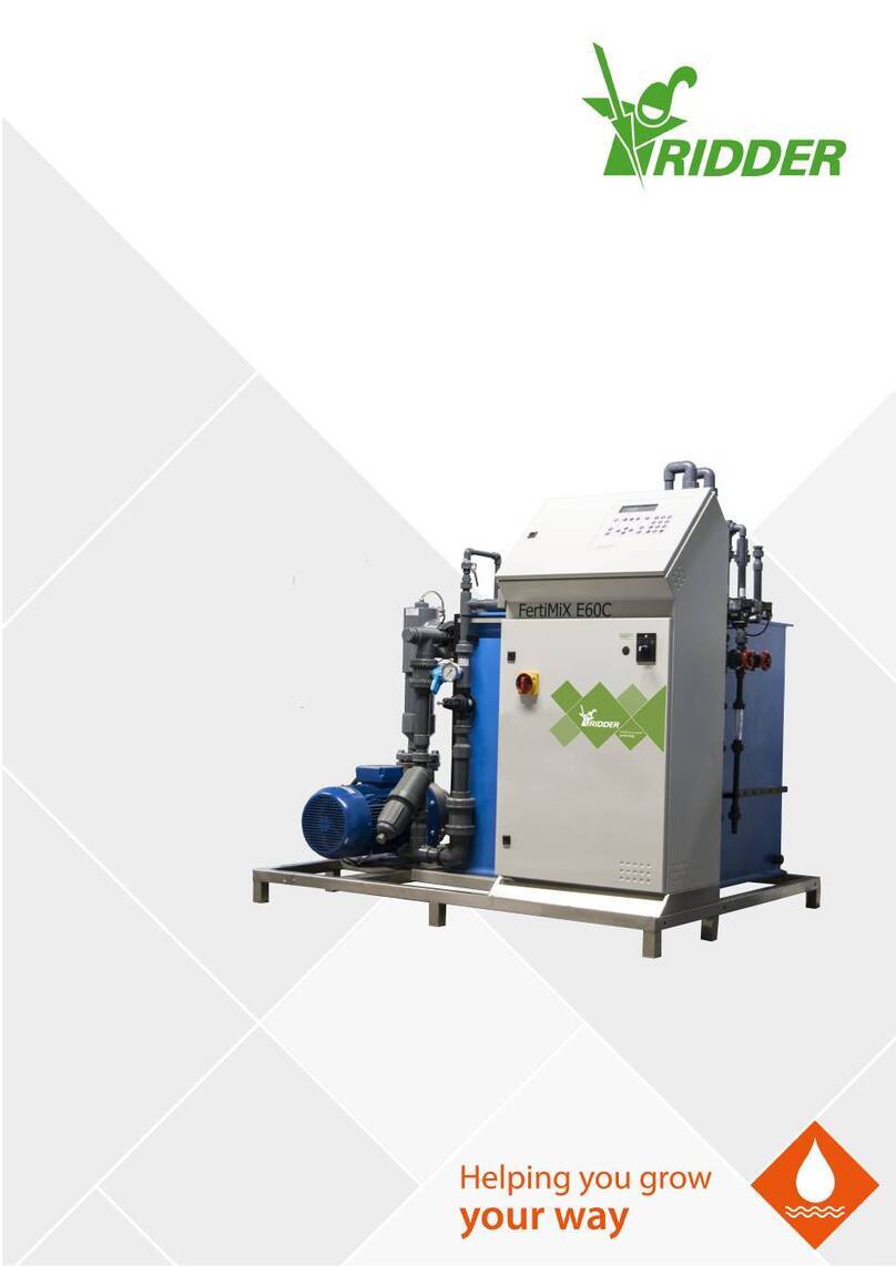 Ridder FertiMiXPro C Installation and user manual