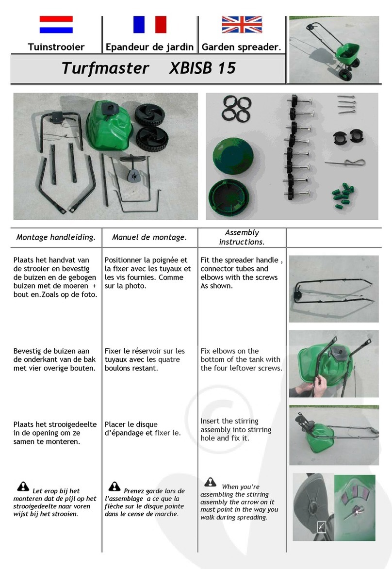 TURFMASTER XBISB 15 Assembly instructions TURFMASTER XBISB 15 Assembly instructions