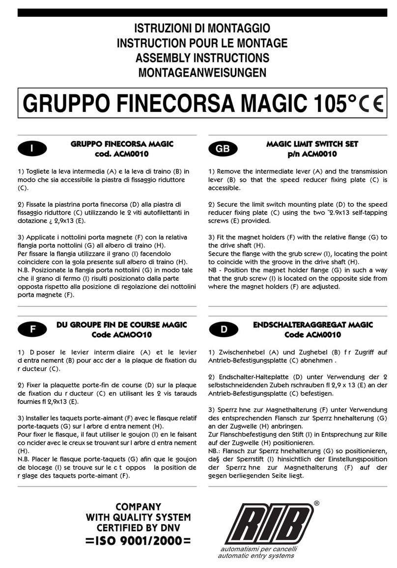 RIB ACM0010 User manual