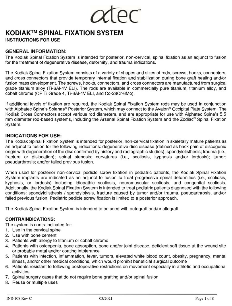 Atec KODIAK Instructions for use