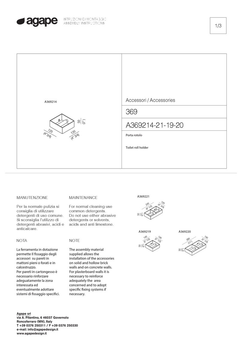 agape 369 A369214-21-19-20 Assembly instructions