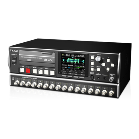 Teac WX-7000 User manual