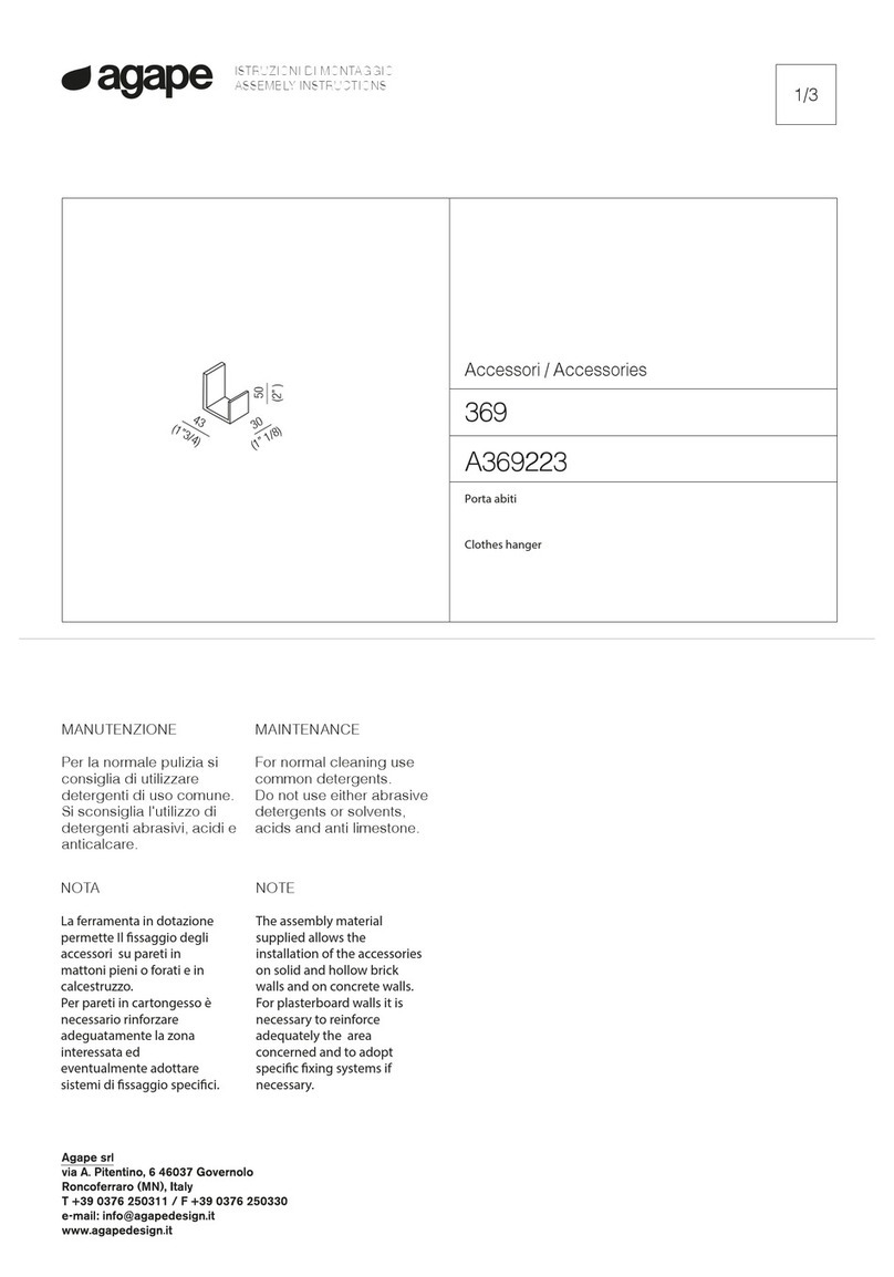 agape 369 A369223 User manual