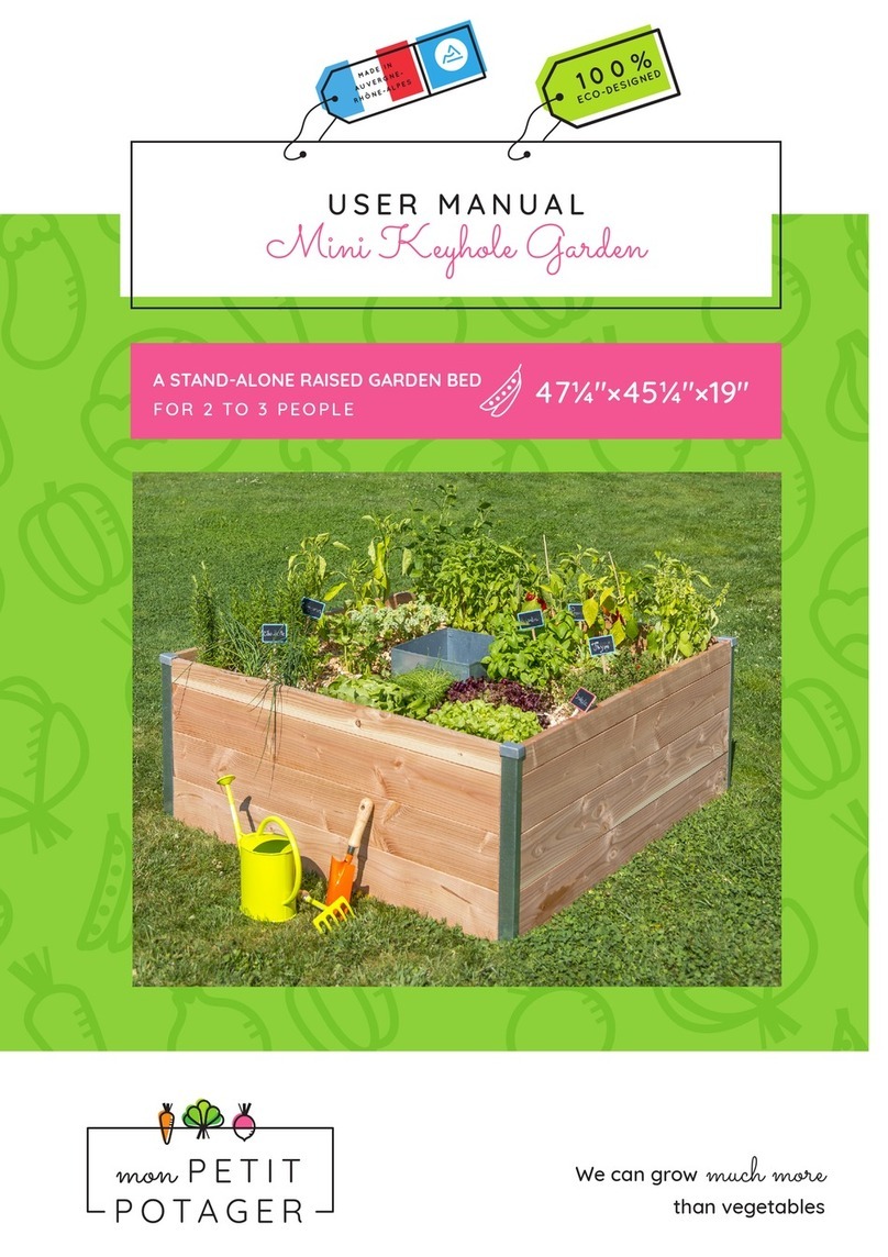 mon PETIT POTAGER Mini Keyhole Garden user manual