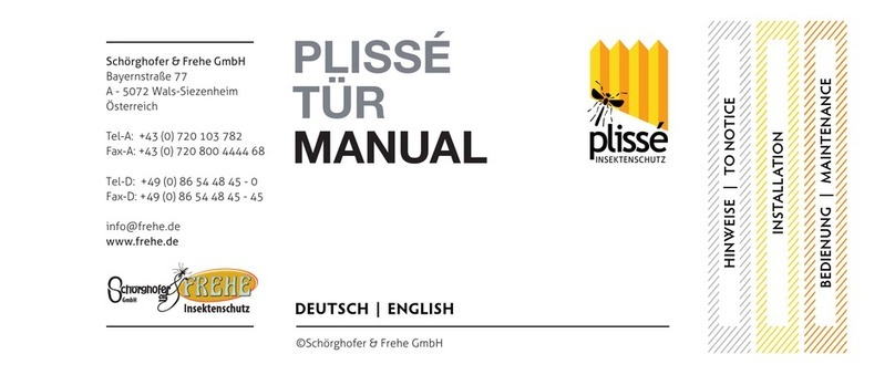 Schörghofer & Frehe Plisse User manual
