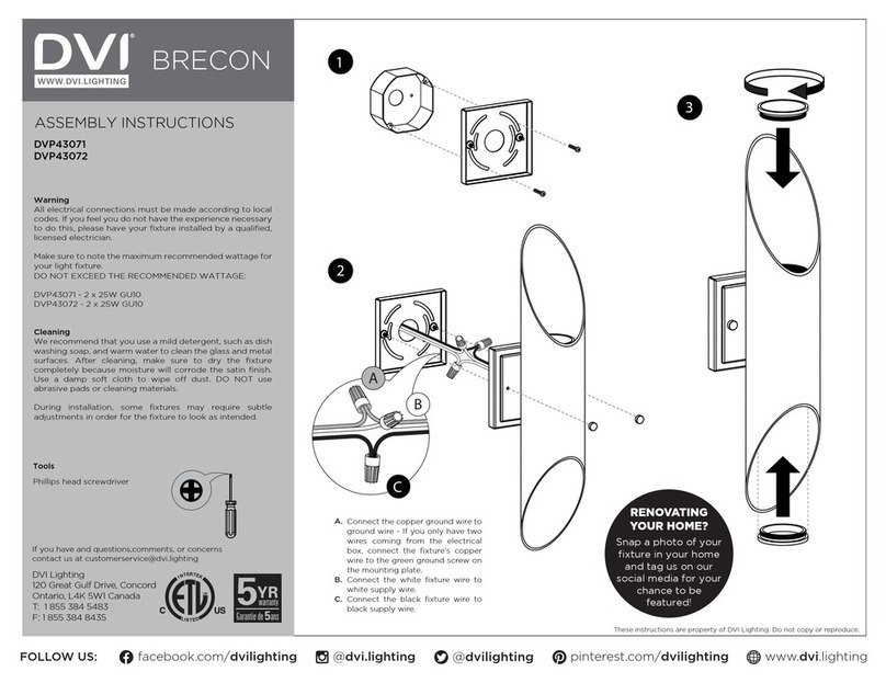 DVI BRECON DVP43071 Assembly instructions