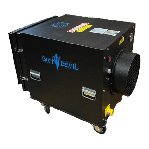Duct Devil Ventductools E-VAC 4500 instruction manual