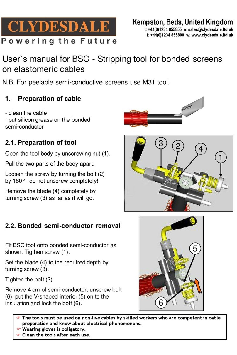 CLYDESDALE CLY 370 BSC user manual