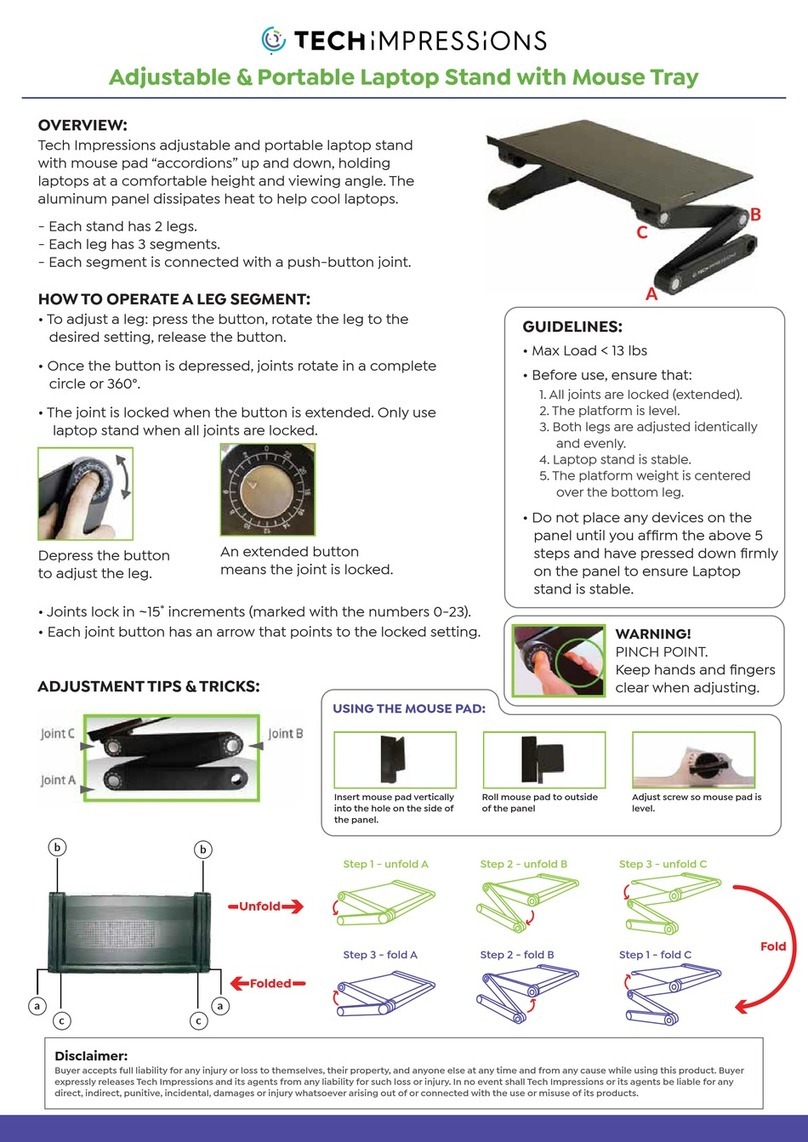 TECH iMPRESSiONS WorkEZ XL User manual