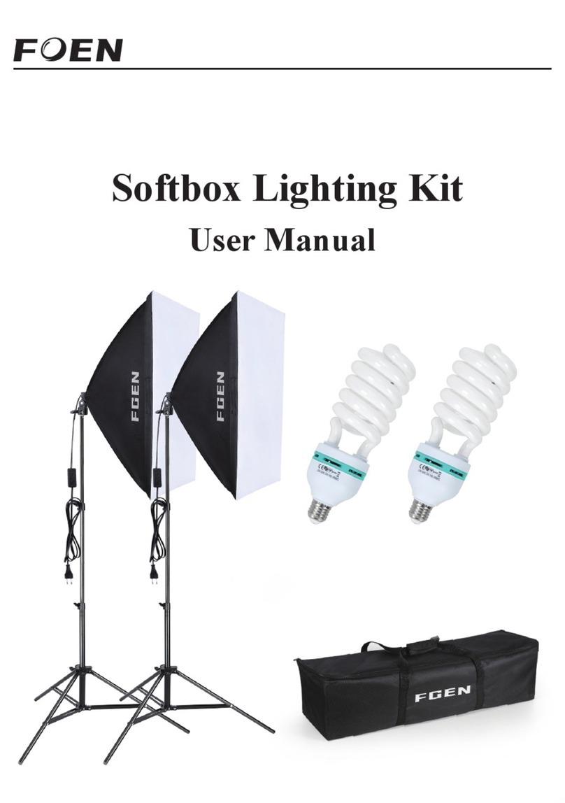 FGen Softbox Lighting Kit user manual FGen Softbox Lighting Kit user manual