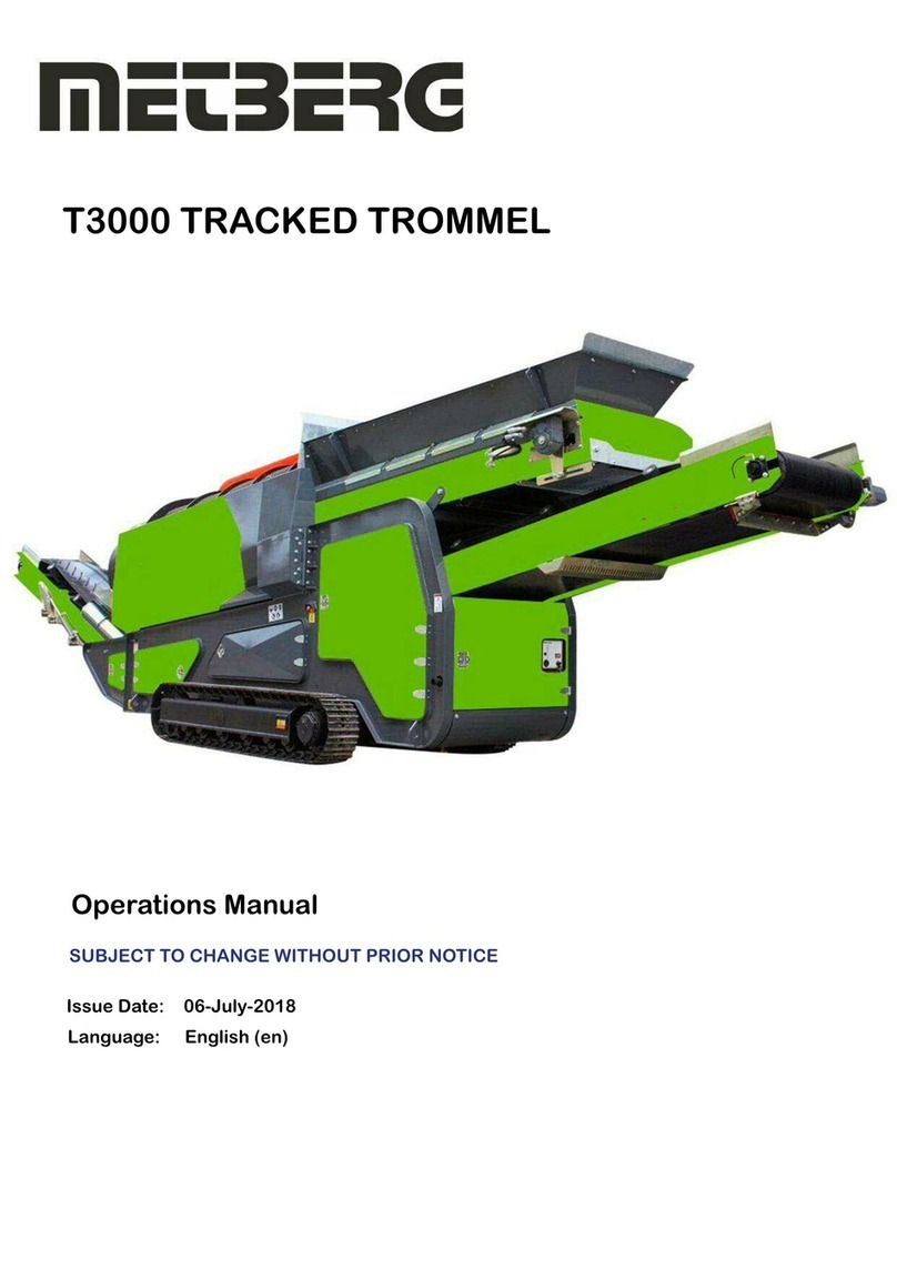 METBERG T3000 Operation manual