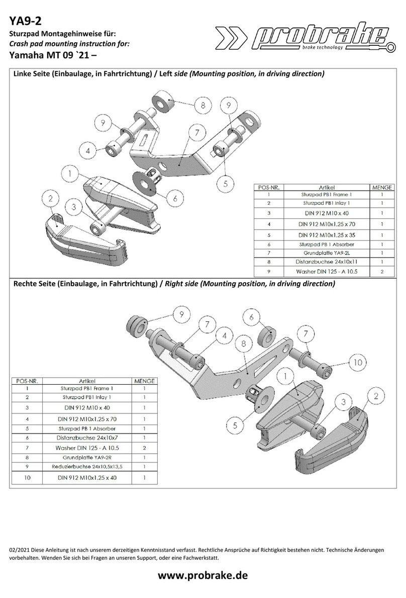 probrake YA9-2 User guide