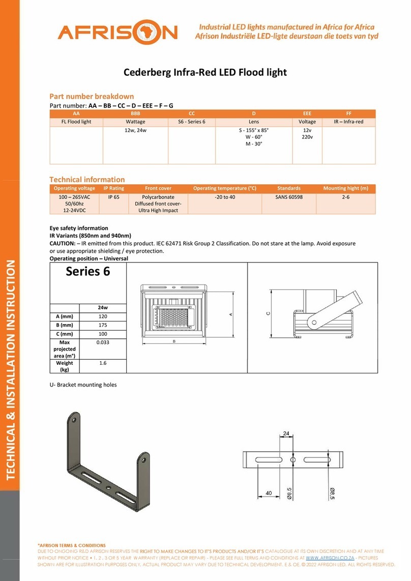Afrison 6 Series installation instructions
