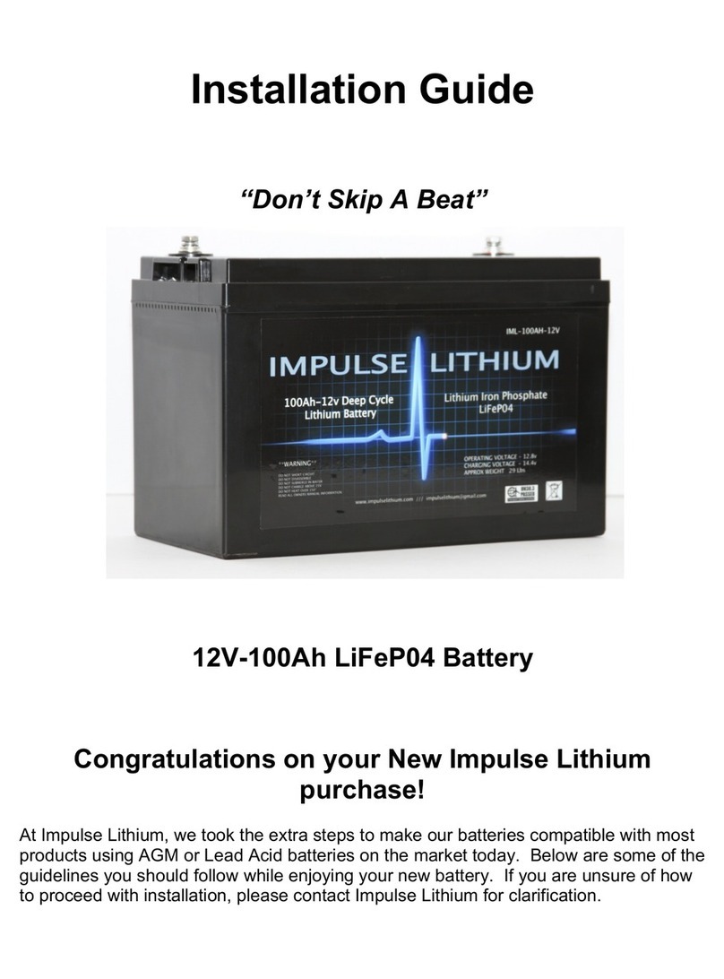 Impulse Lithium IML-100AH-12V installation guide