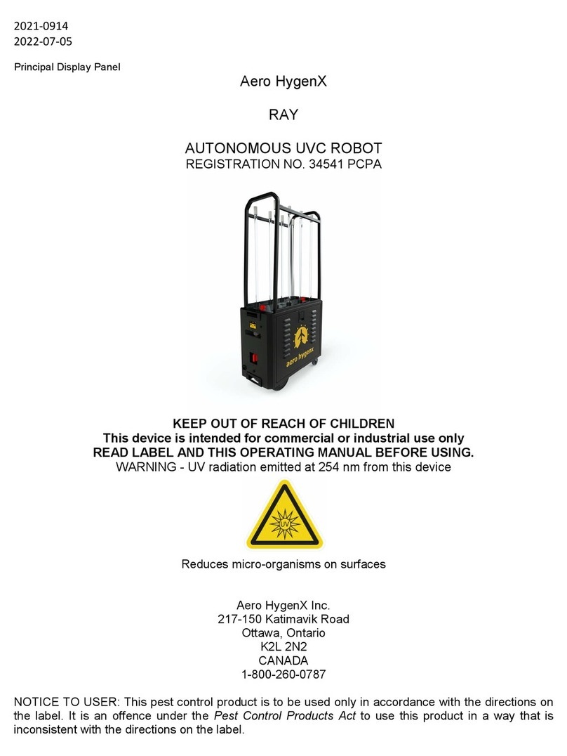 Aero HygenX RAY manual