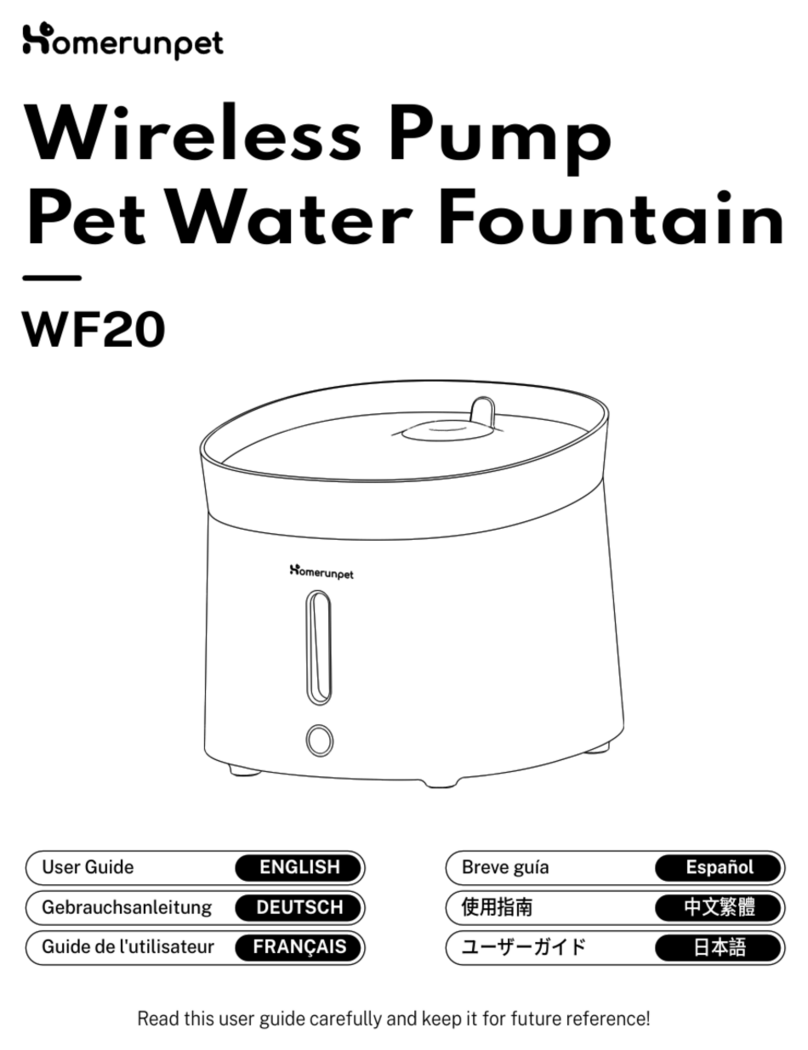 Homerunpet WF20 user guide