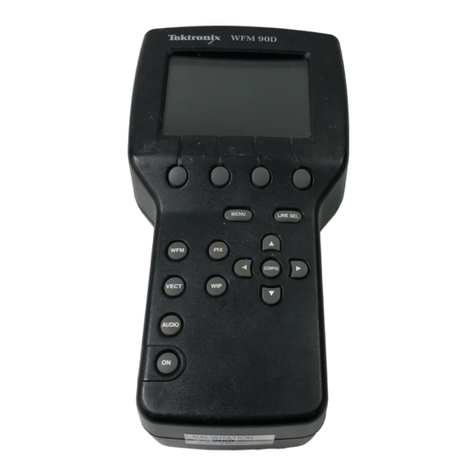 Tektronix WFM90D User manual Tektronix WFM90D User manual