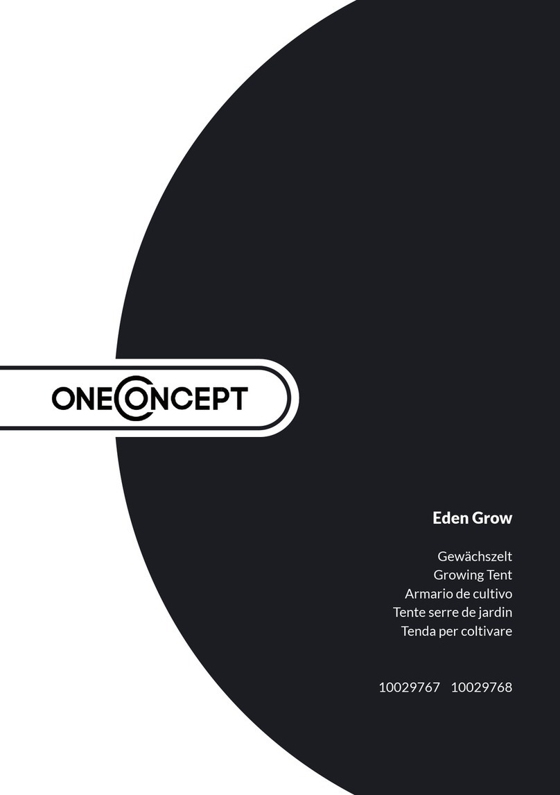 oneConcept Eden Grow User manual