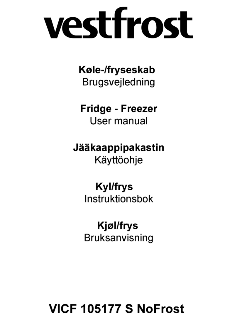 Vestfrost VICF 105177 S user manual