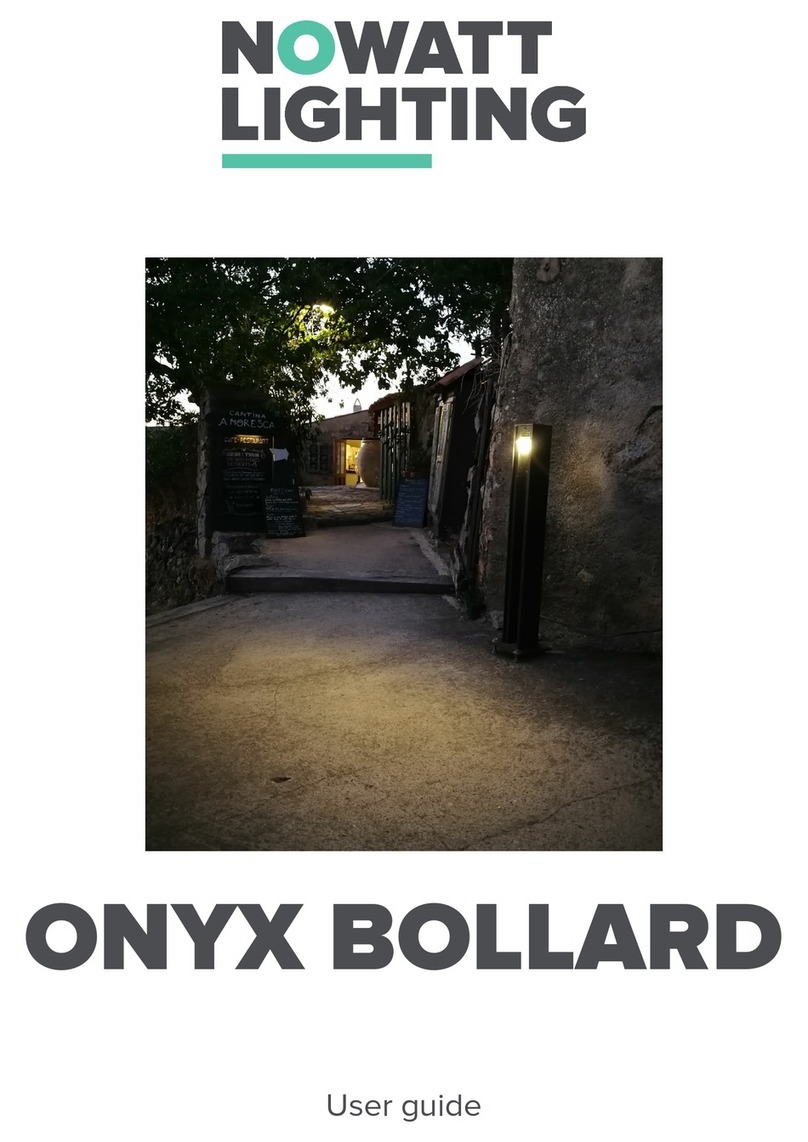 Nowatt Lighting ONYX user guide Nowatt Lighting ONYX user guide