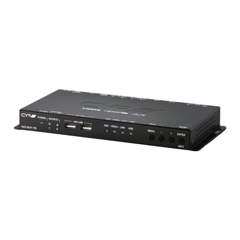 CYP AVX-501F-TR Operation manual