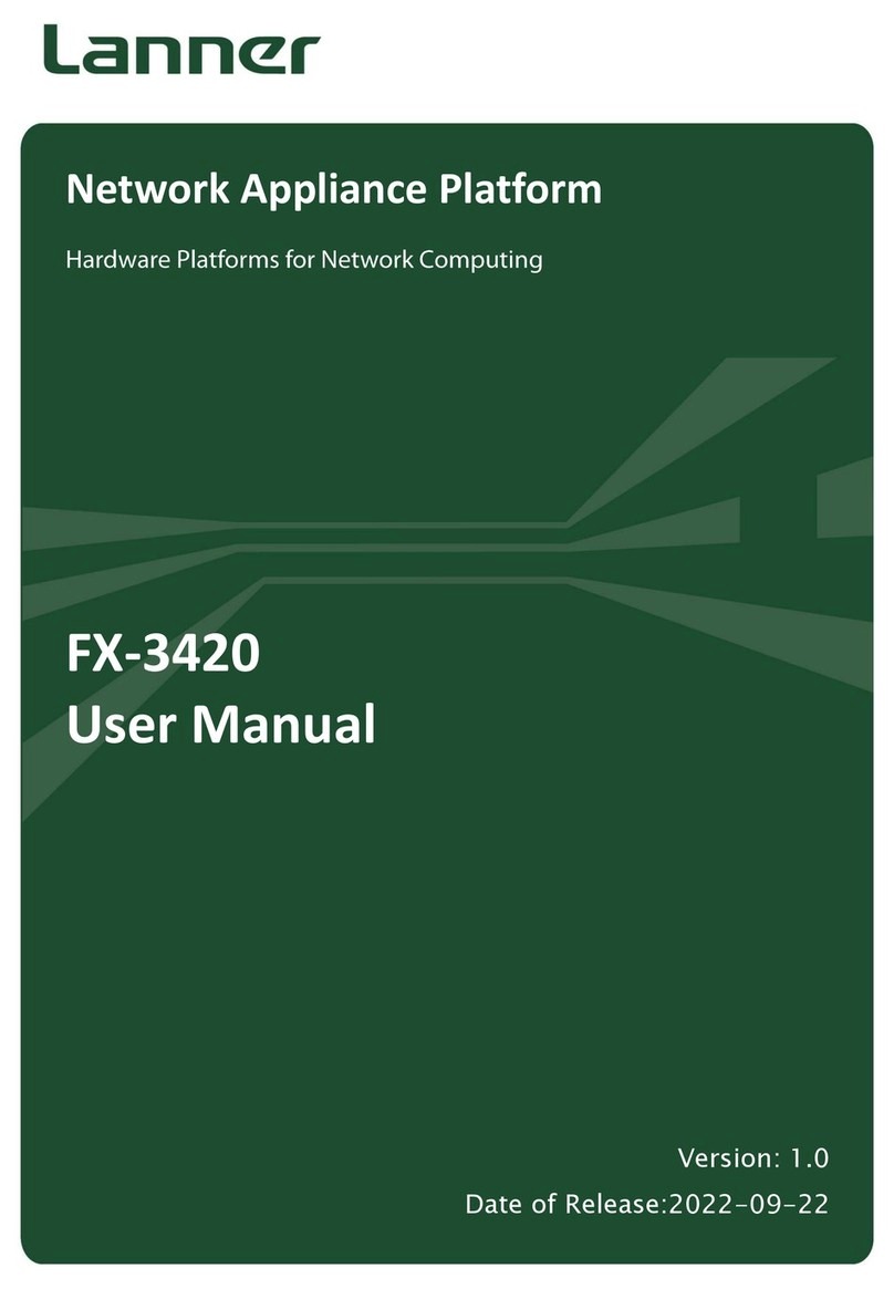 Lanner FX-3420 user manual