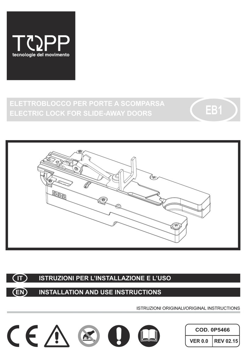 TOPP EB1 Product manual