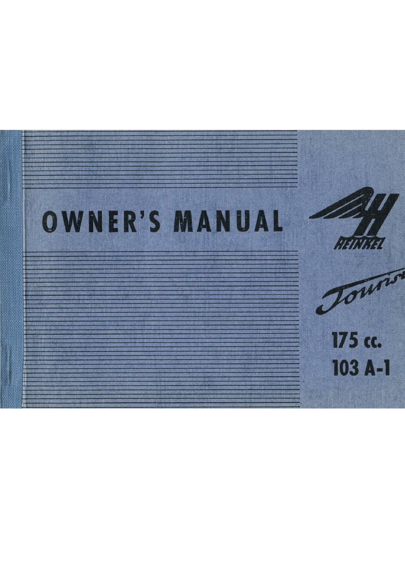 HEINKEL Tourist owner's manual