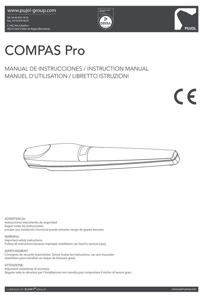 Pujol COMPAS Pro instruction manual