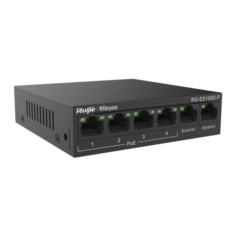 Ruijie RG-ES1 Series Hardware  installation and reference guide